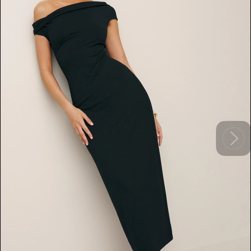 Elegant Black Off-Shoulder Dress